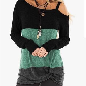 Colorblock Long Sleeve Top